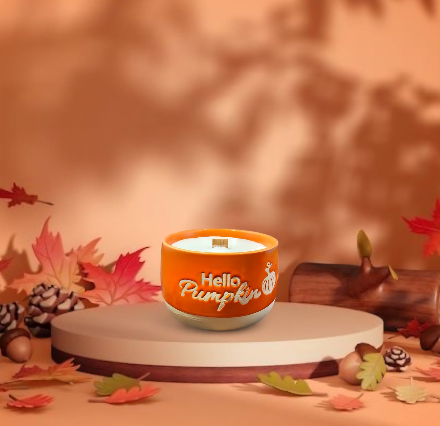 7 oz Wood Wick Fall Candle