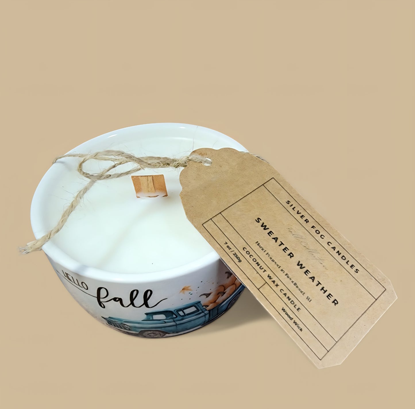 7 oz Wood Wick Fall Candle