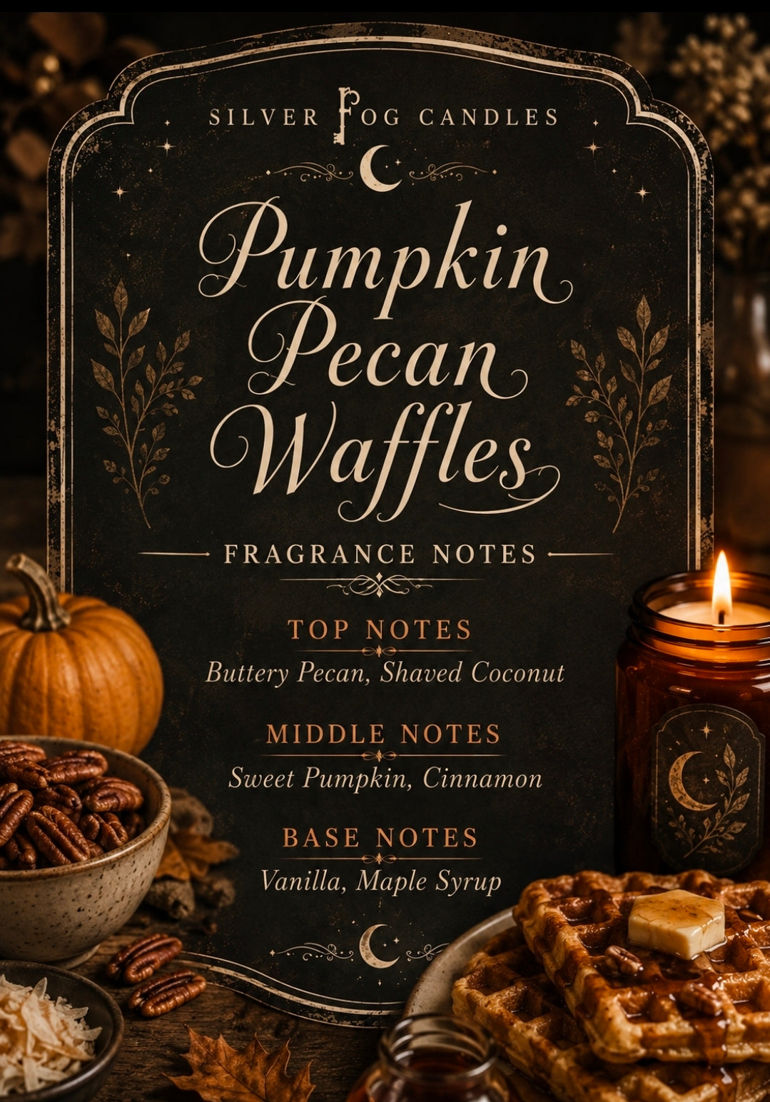 Spooky Soy Wax Melts ~ Pumpkin Pecan Waffles
