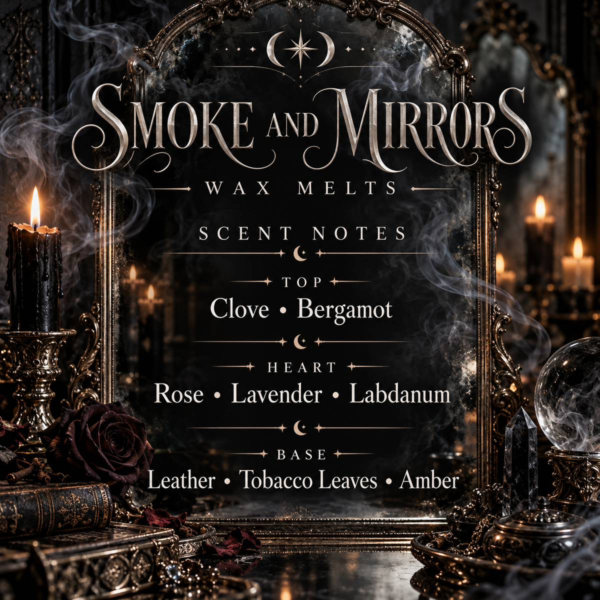Soy Wax Melts ~ Smoke and Mirrors