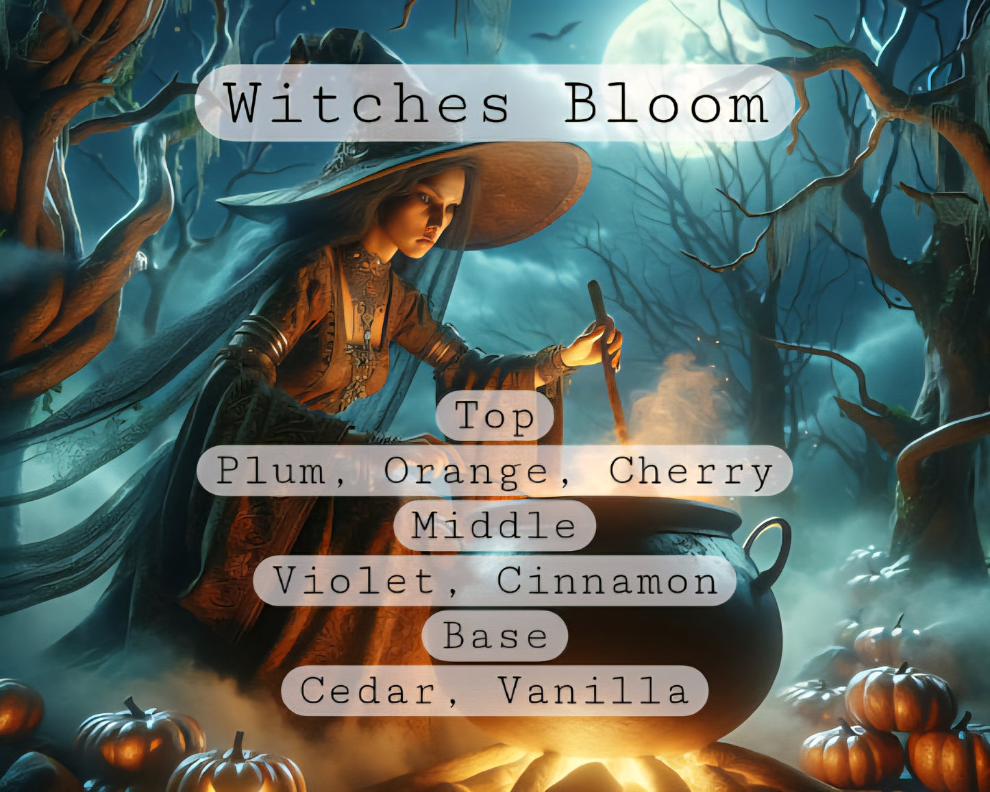 Mason Jar Candle ~ Witches Bloom