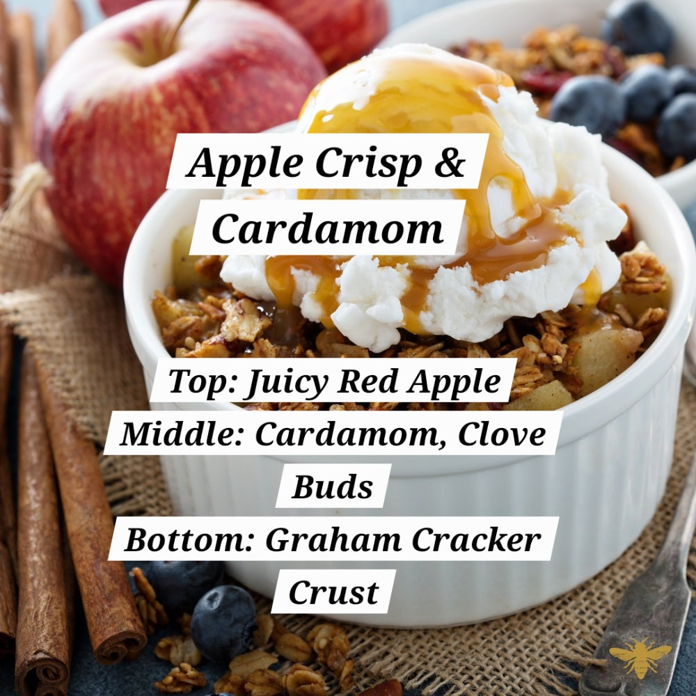 16 oz Mason Jar Candle ~ Apple Crisp & Cardamom