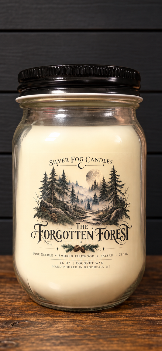16 oz Mason Jar Candle ~ The Forgotten Forest