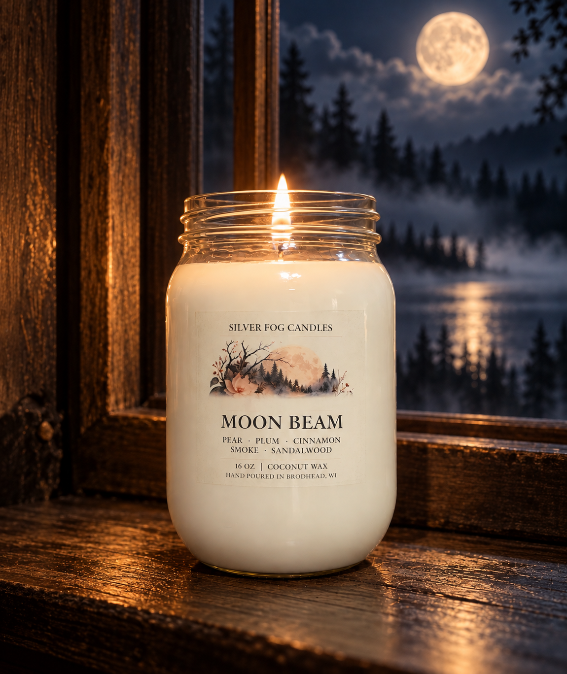 16 oz Madon Jar Candle ~ Moon Beam