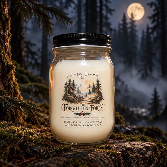 16 oz Mason Jar Candle ~ The Forgotten Forest