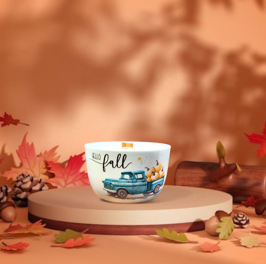 7 oz Wood Wick Fall Candle