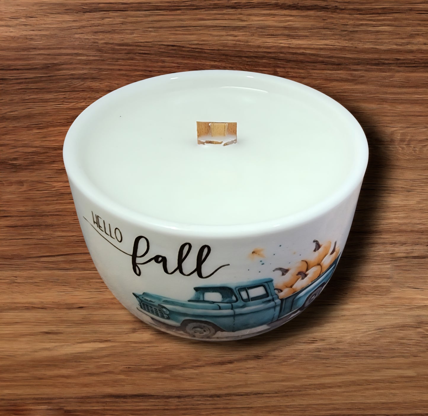 7 oz Wood Wick Fall Candle