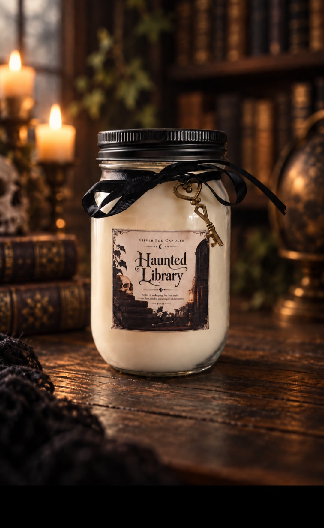 🎃 Halloween 16 oz Coconut Wax Mason Jar Candles