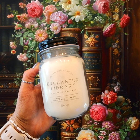 Enchanted Library ~ 16 oz Jar
