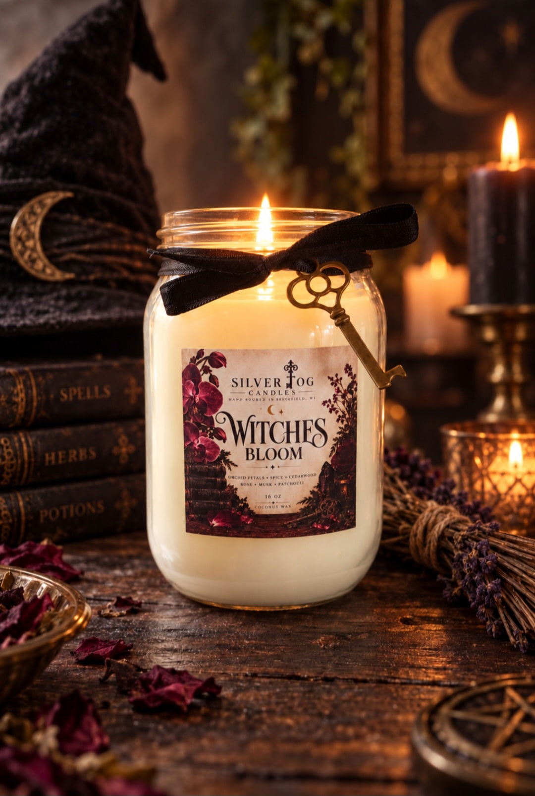 🎃 Halloween 16 oz Coconut Wax Mason Jar Candles