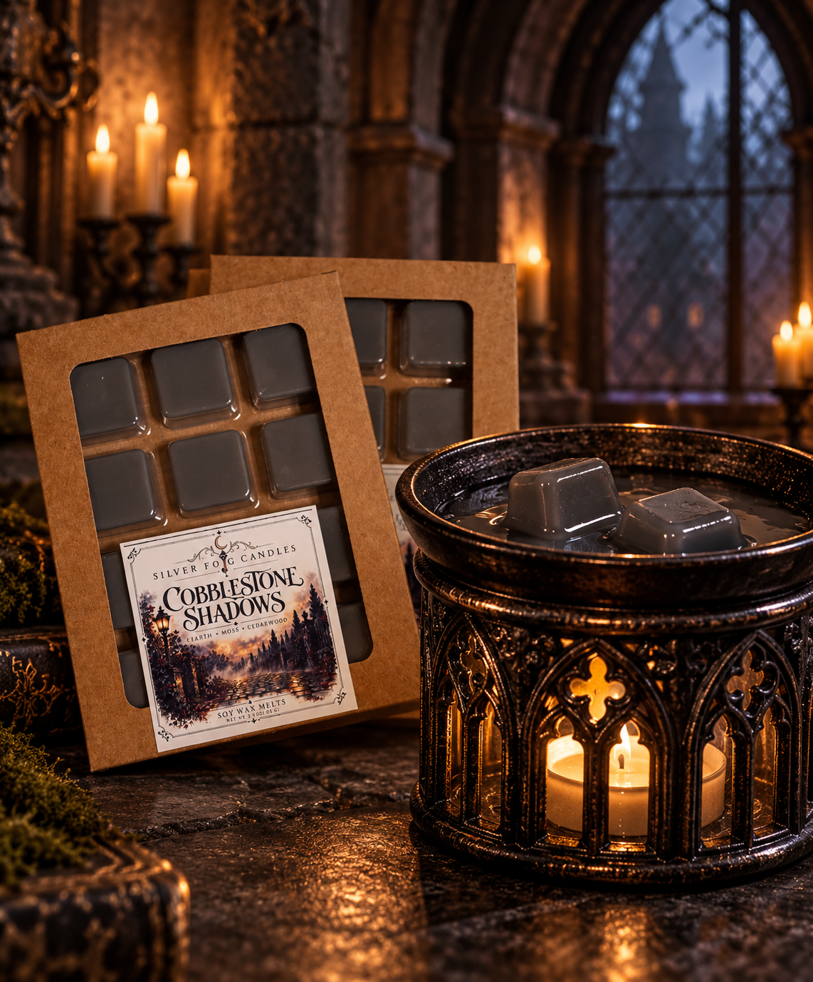 Soy Wax Melts ~ Cobblestone Shadows