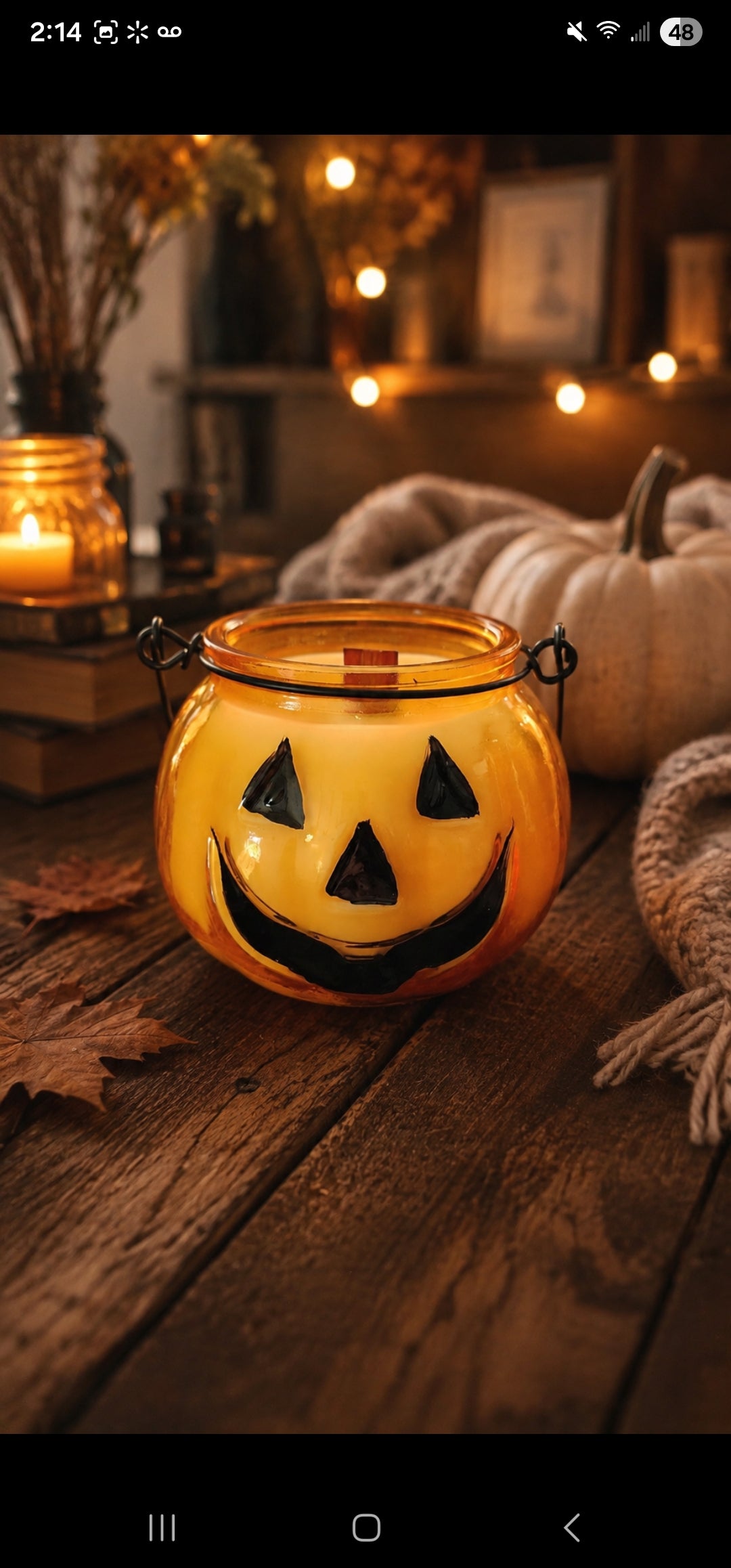 Jack O Lantern Candles
