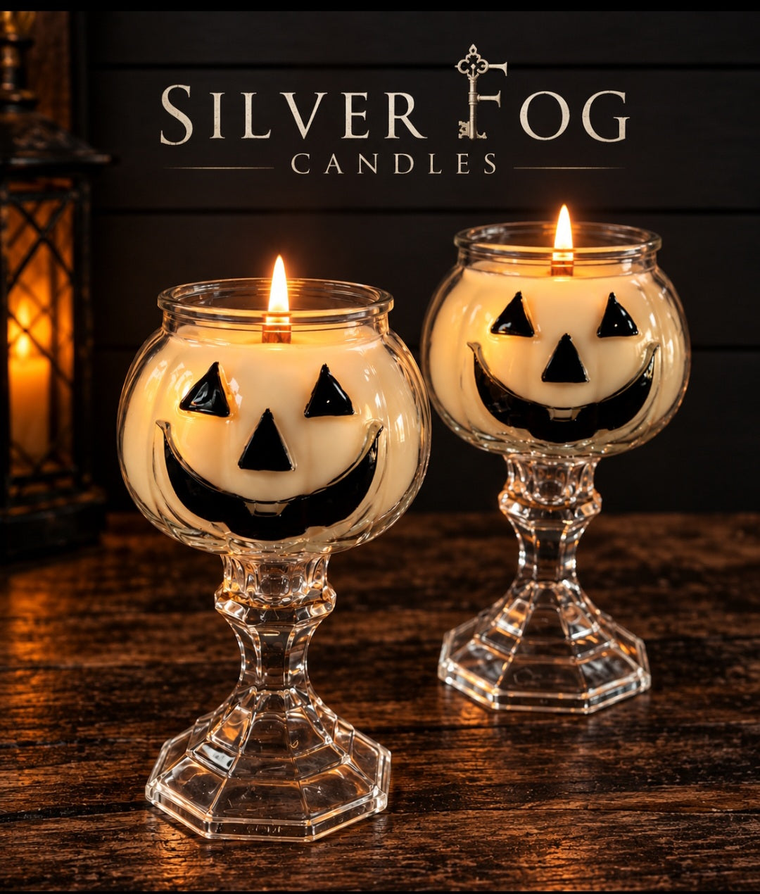 Jack-O’-Lantern Goblet Candle