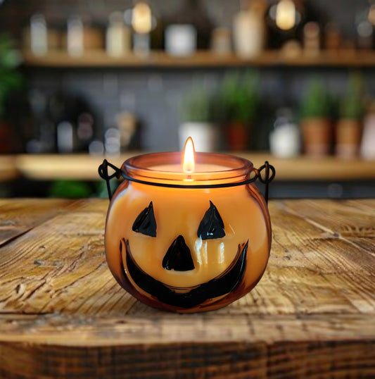 JackOLantern Wood Wick Candle