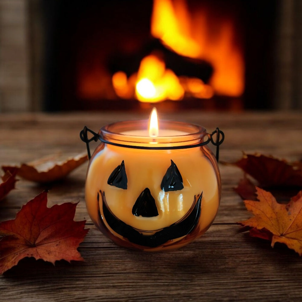 JackOLantern Wood Wick Candle
