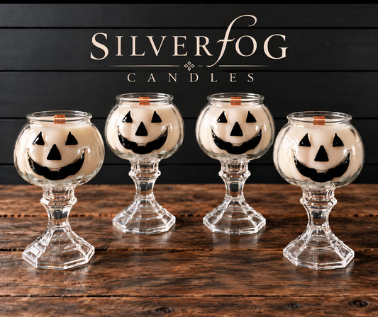 Jack-O’-Lantern Goblet Candle