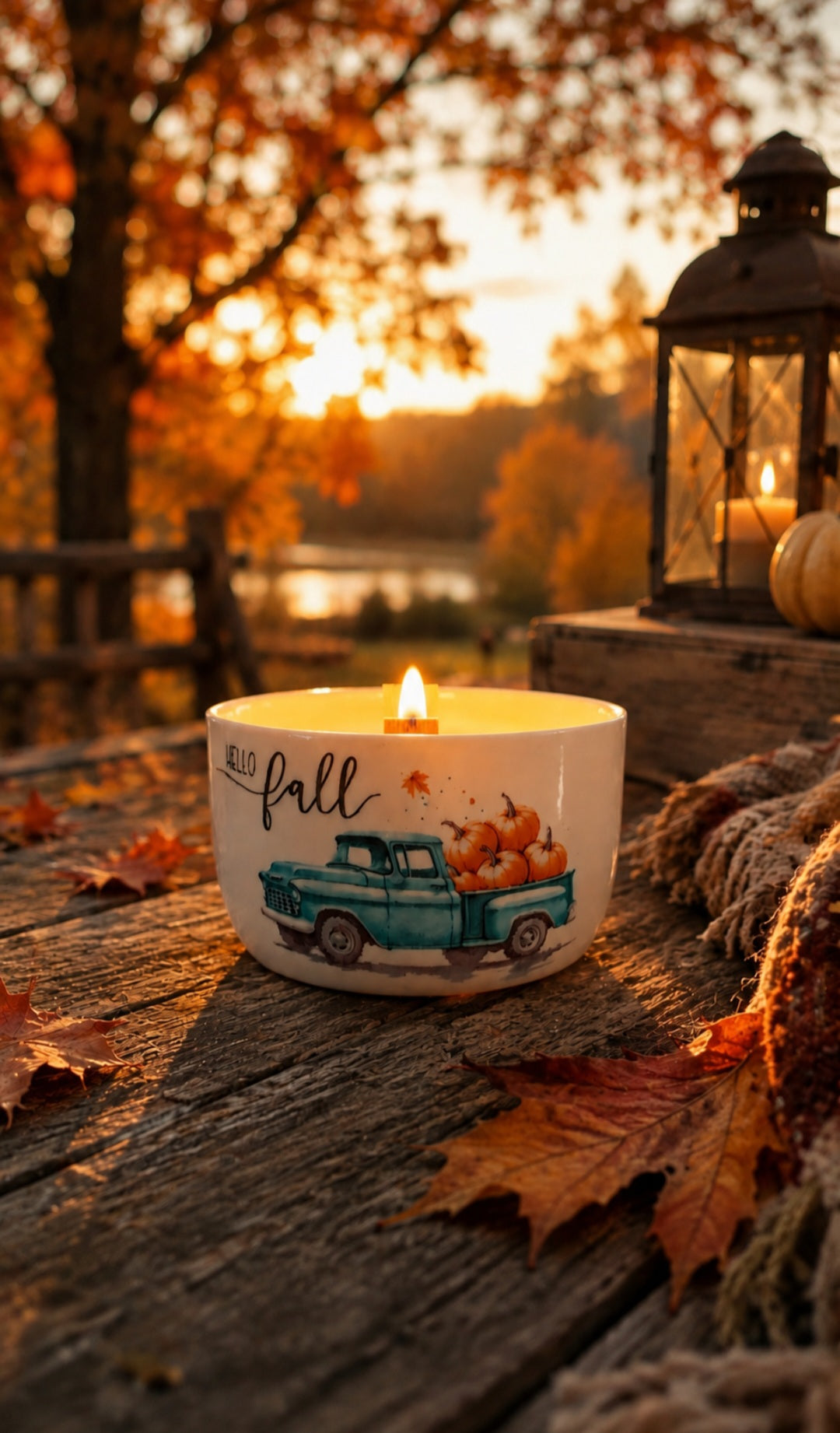 Fall Ramiken Candles