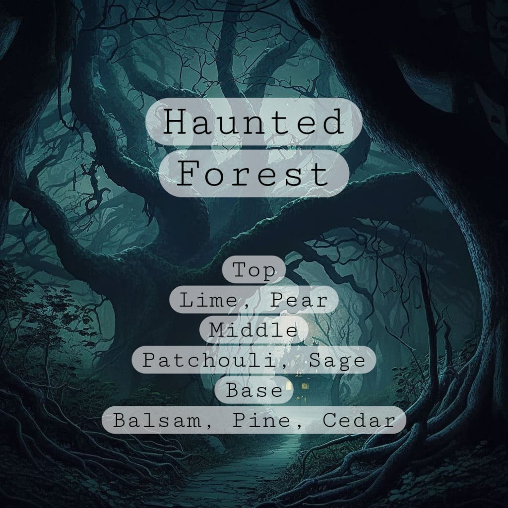Mason Jar Candle ~ Haunted Forest