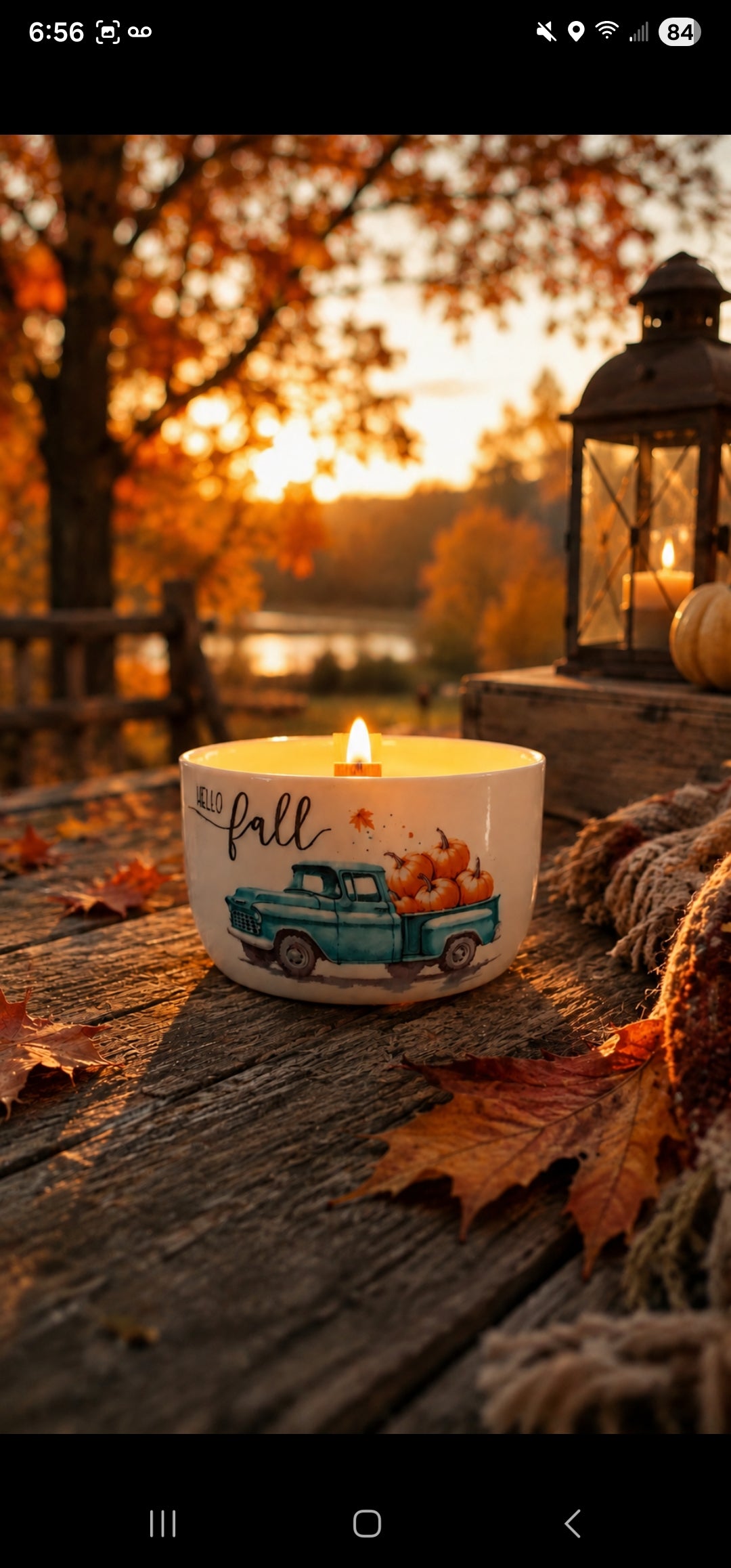 Fall Ramiken Candles