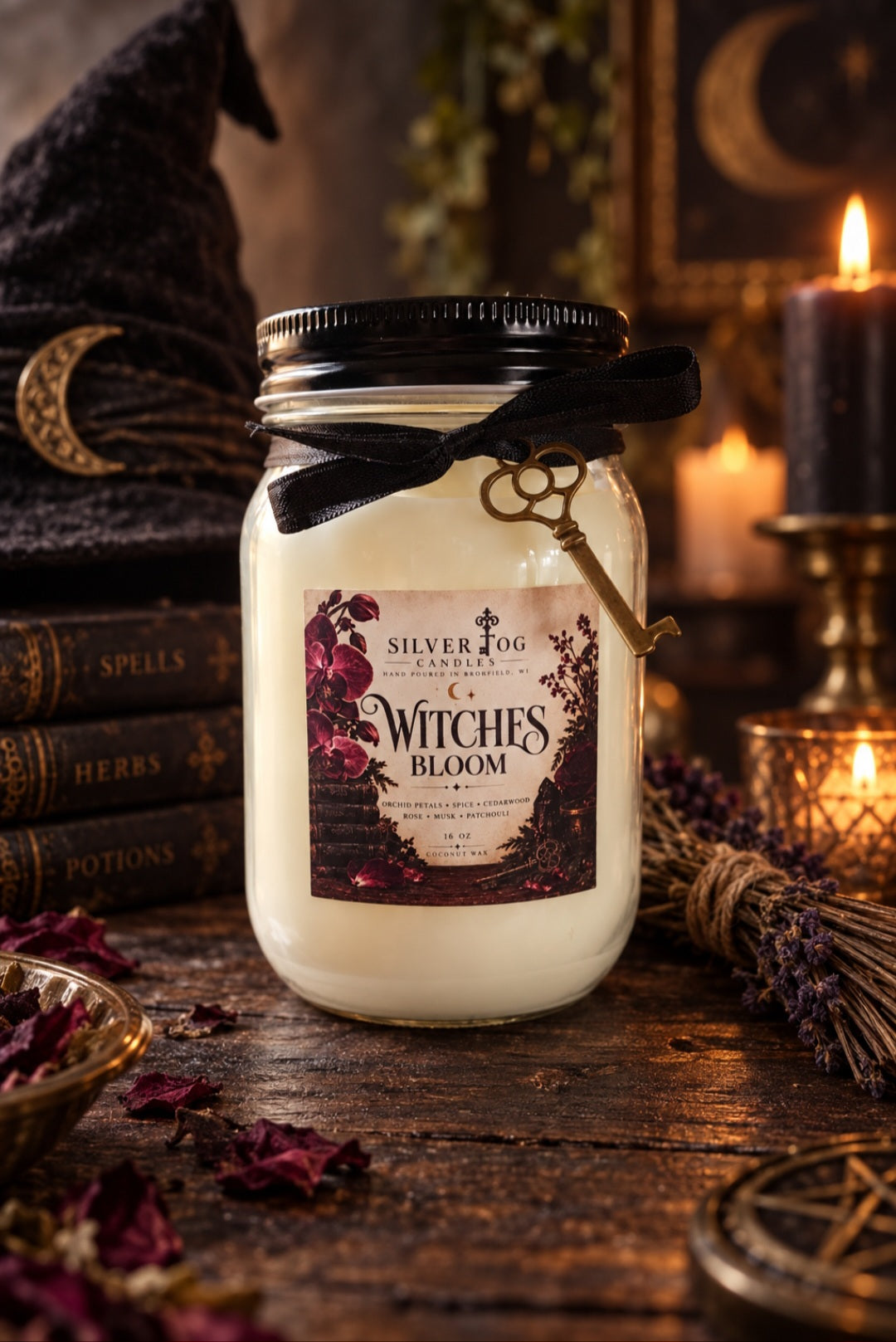 🎃 Halloween 16 oz Coconut Wax Mason Jar Candles