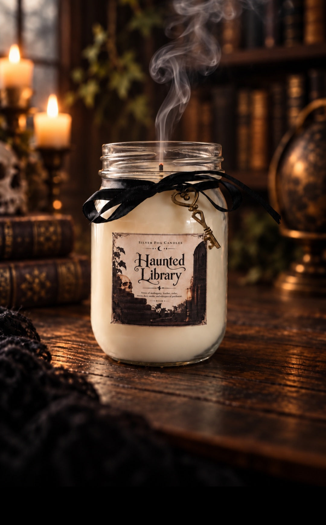 🎃 Halloween 16 oz Coconut Wax Mason Jar Candles