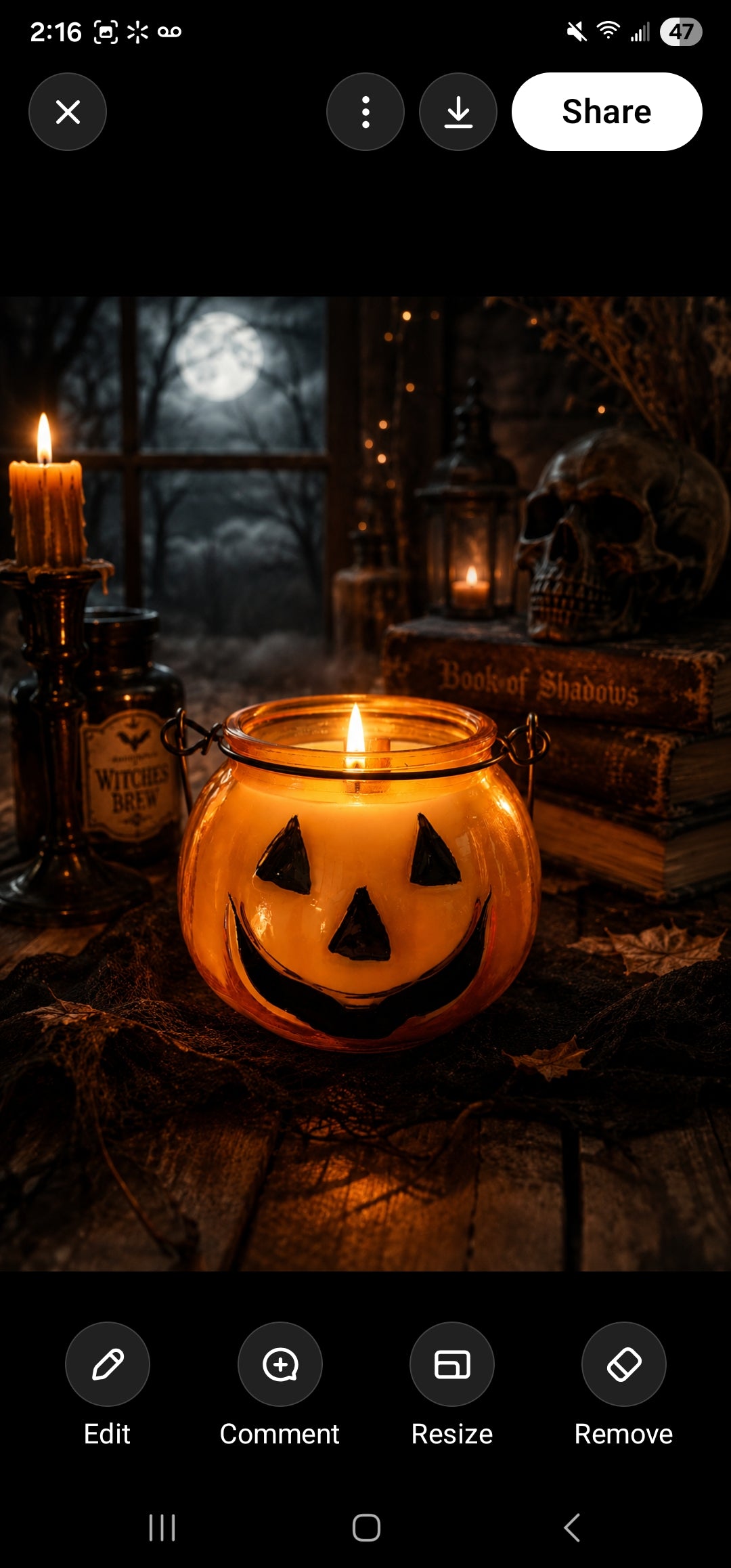 Jack O Lantern Candles